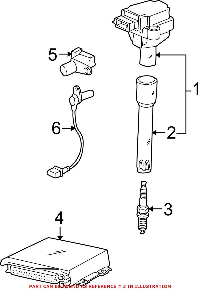 Porsche Spark Plug 99917020791